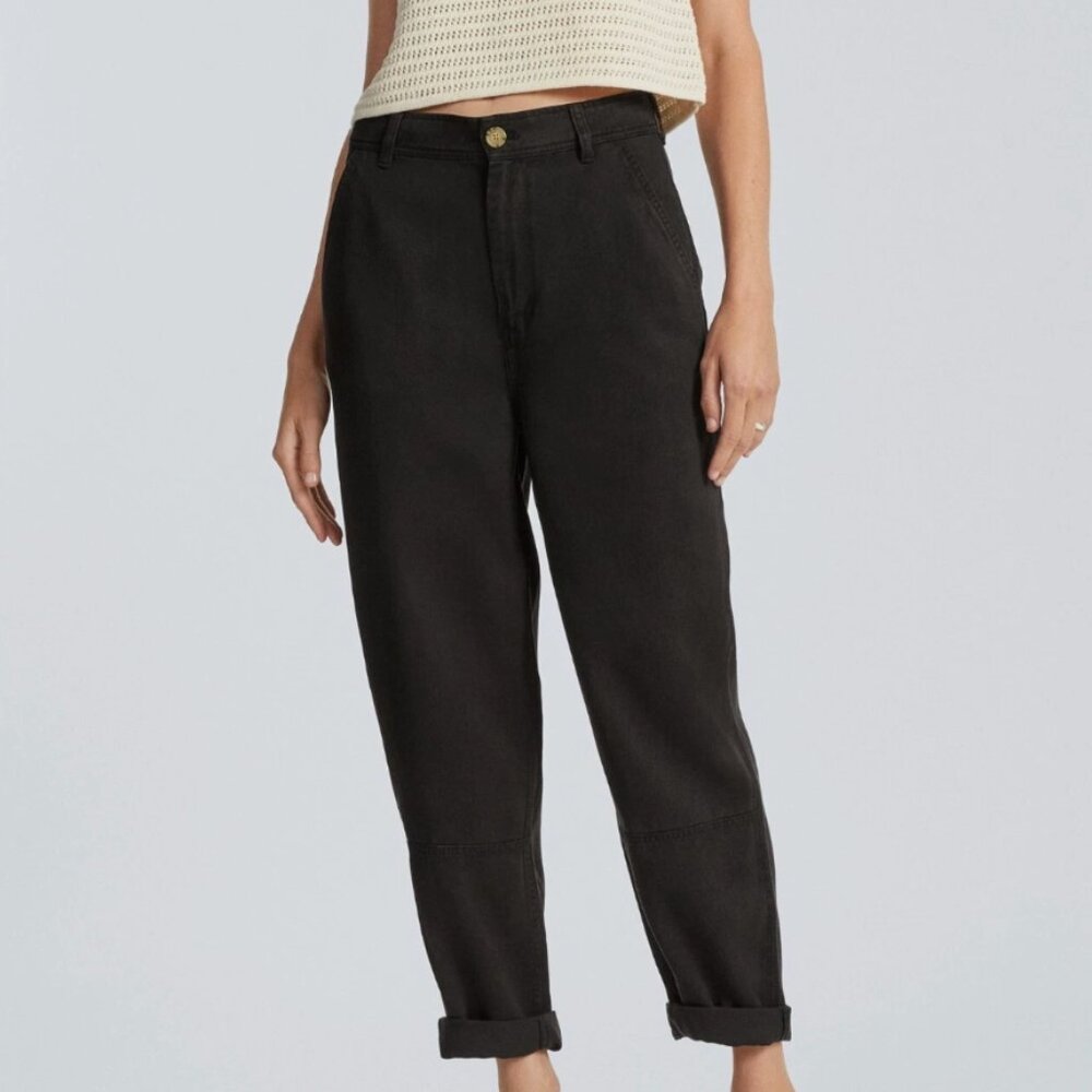 Everlane Black Slouchy Barrel Jeans Size 4